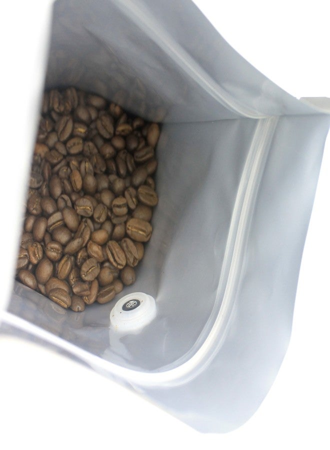 AwePackage High Barrier 16 oz Foil Stand up Zipper Pouch Coffee Bag with Valve (50, Matte Black) - Image 5